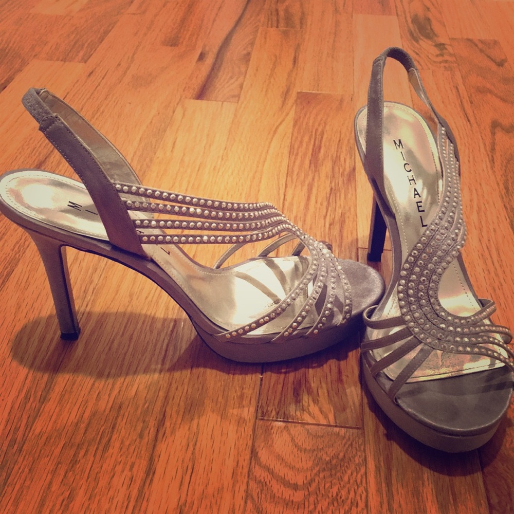 Silver heels